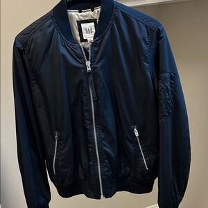 GAP BLACK Bomber Jacket